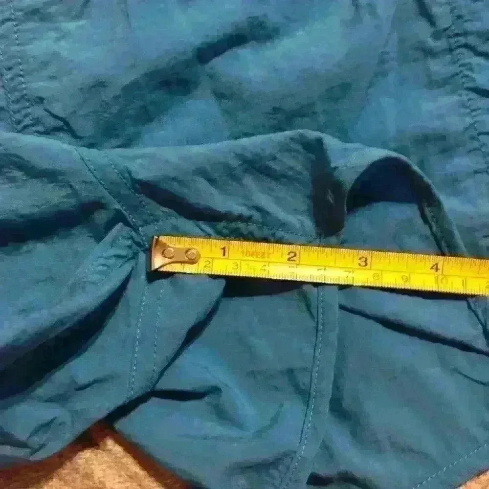 OshKosh Bgosh Vintage Mens XL‎ Nylon Swim Trunks Teal Blue Mesh Lined Shorts